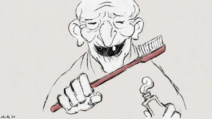 歯ブラシの素晴らしい物語...。
