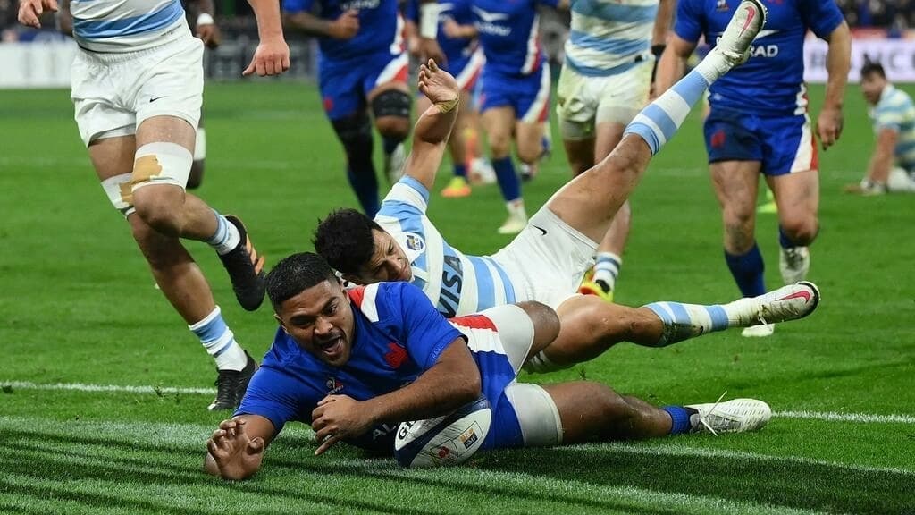ラグビー:フランス代表がアルゼンチンのPumasを破る
