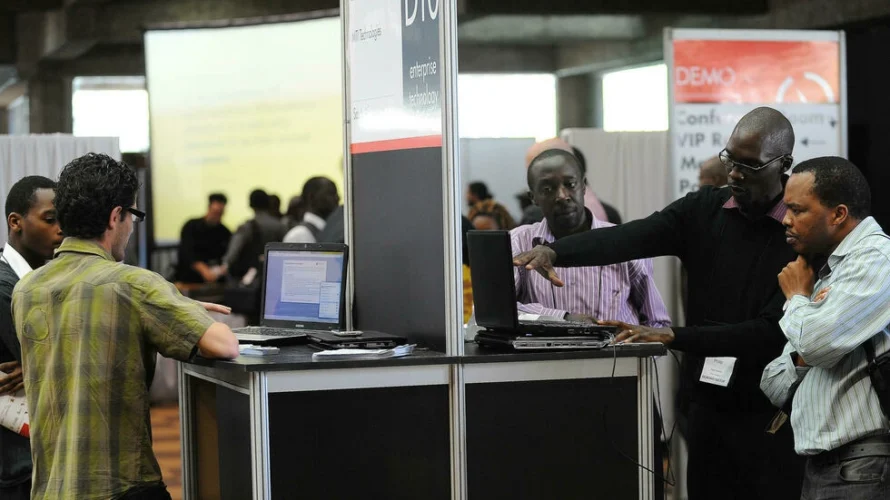 GITEX2021では、アフリカのスタートアップ企業が注目される(イメージ図)。AFP写真/Simon Maina