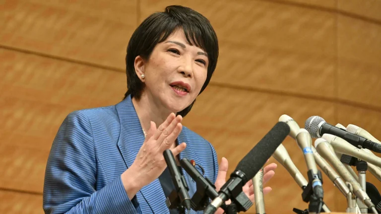 Japanese politician Sanae Takaichi announced Wednesday she will run for head of the country's ruling party Kazuhiro NOGI AFP