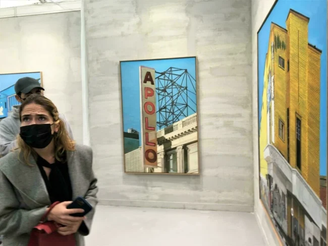 FIAC 2021のCécile Fakhouryギャラリーのブースで、Cheikh Ndiayeの作品を見ることができます。ジークフリート・フォースター/RFI