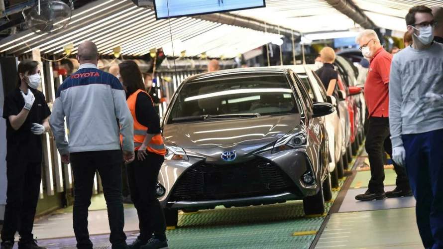 トヨタ自動車の歴史的な鉄鋼メーカーであるスチール社が、電気自動車の生産ラインの停止を要求しています。afp - フランソワ・ロ・プレスティ