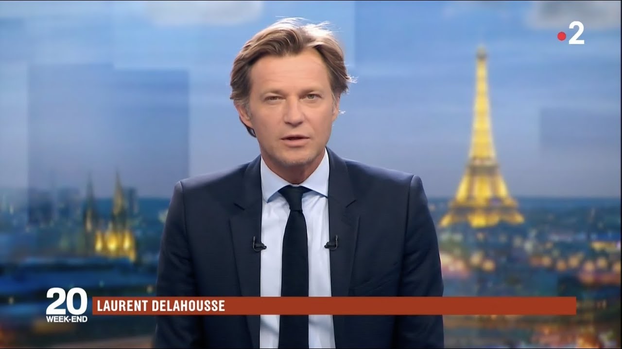 Laurent Delahousse ローラン・ドゥラウース France2週末ニュースキャスター