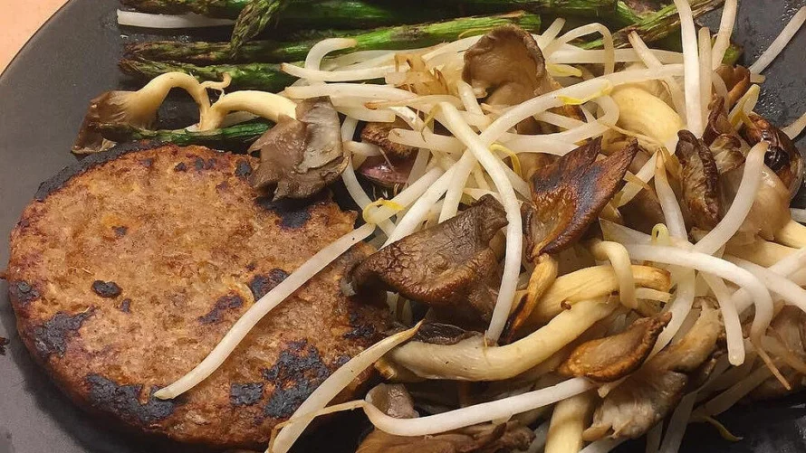 大豆から作られたステーキ