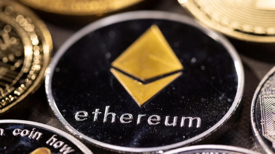 ネイティブの暗号通貨エーテルを持つイーサリアムの表現。ロイター - ダド・ルヴィック