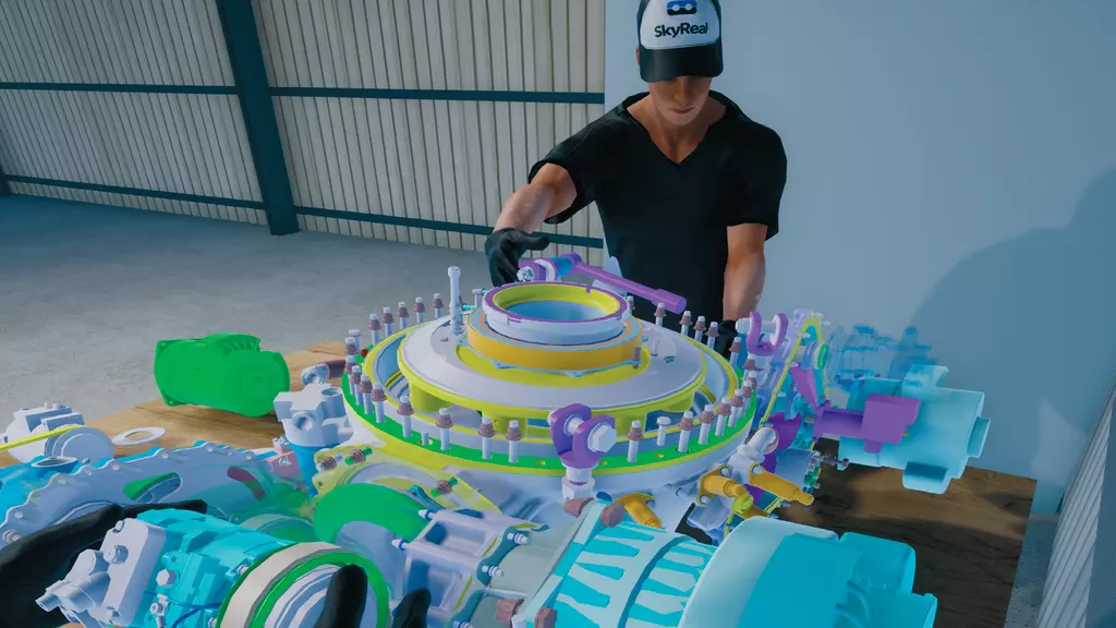 産業メタバースにおける仮想ロボット