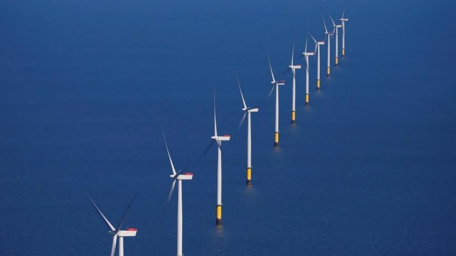 2018年9月5日、イギリスのブラックプール沖のウォルニーエクステンション洋上風力発電所。ロイター/フィル・ノーブル/ファイル写真