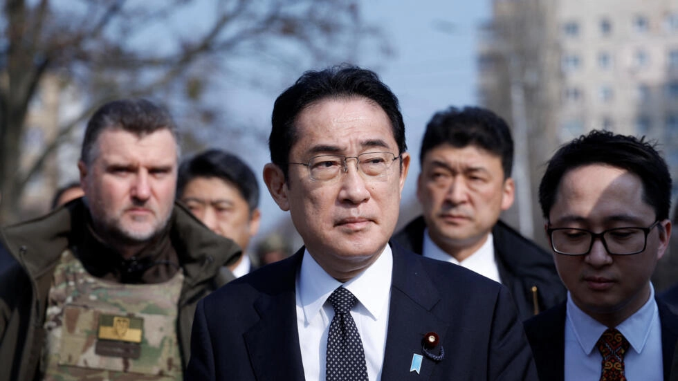 日本の岸田文雄首相がウクライナを訪問