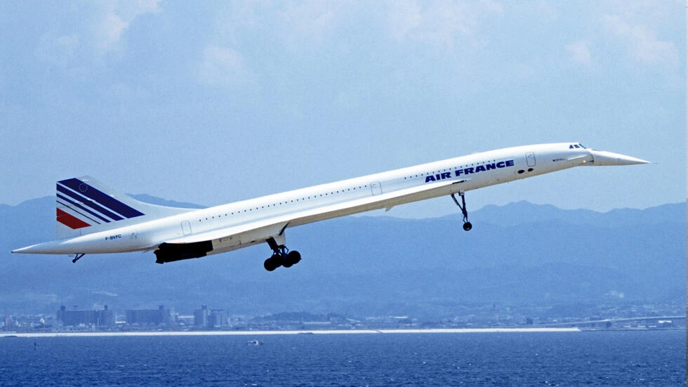 フランス航空 Concorde超音速旅客機 2025年 六角形（超音速