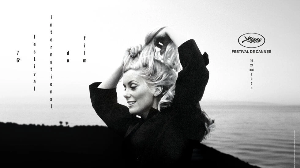 スクリーンの女神カトリーヌ・ドヌーヴがカンヌ映画祭のポスターを飾る