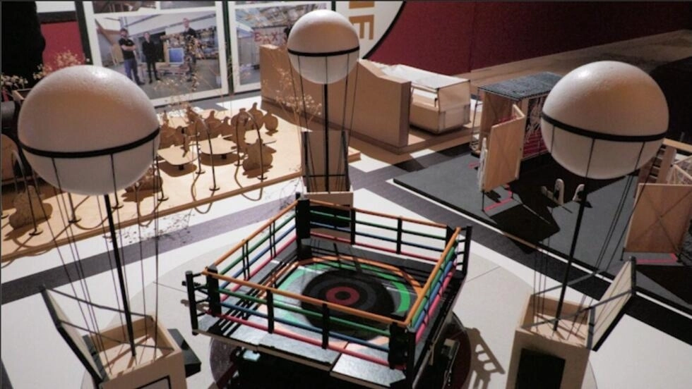 建築学生はパリ郊外のオリンピックファンゾーンを設計する